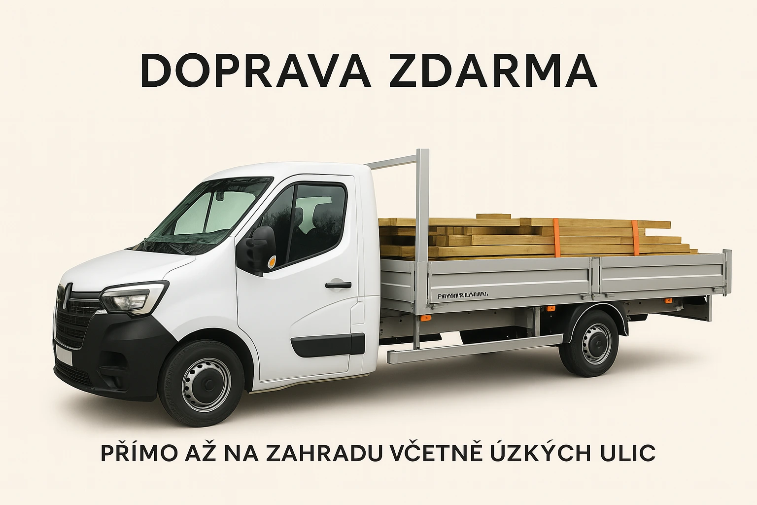 Doprava až na zahradu