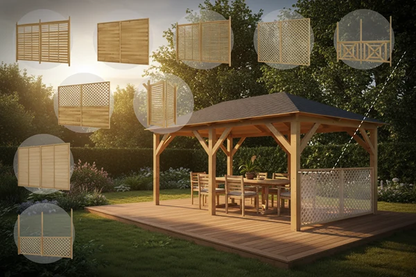 Altán Viktoria 270x470 – více typů stěn (8 variant)