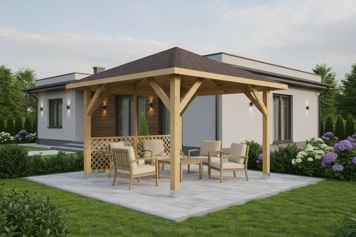 <span class="jp_product_title">Dřevěná pergola Altán Borneo+Ester 90 265x265</span>