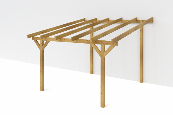 <span class="jp_product_title">Dřevěná pergola ke zdi domu Classico hloubka od 400 - BSH</span>