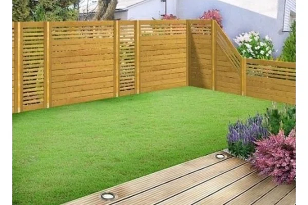 Luxusní plot Bergamo s mezerou 118x180