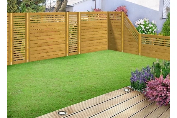 Luxusní plot Bergamo s mezerou 148x180