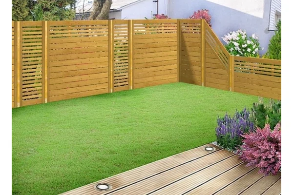 Luxusní plot Bergamo s mezerou 60x180