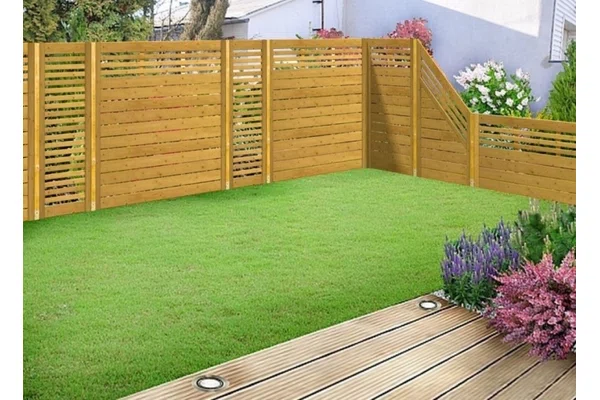 Luxusní plot Bergamo s mezerou 90x180