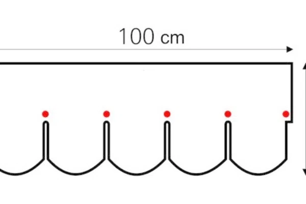 Střešní krytina šindel hnědá