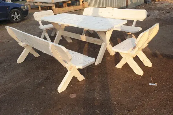 Dřevěný zahradní nábytek set "Horal" - 180cm